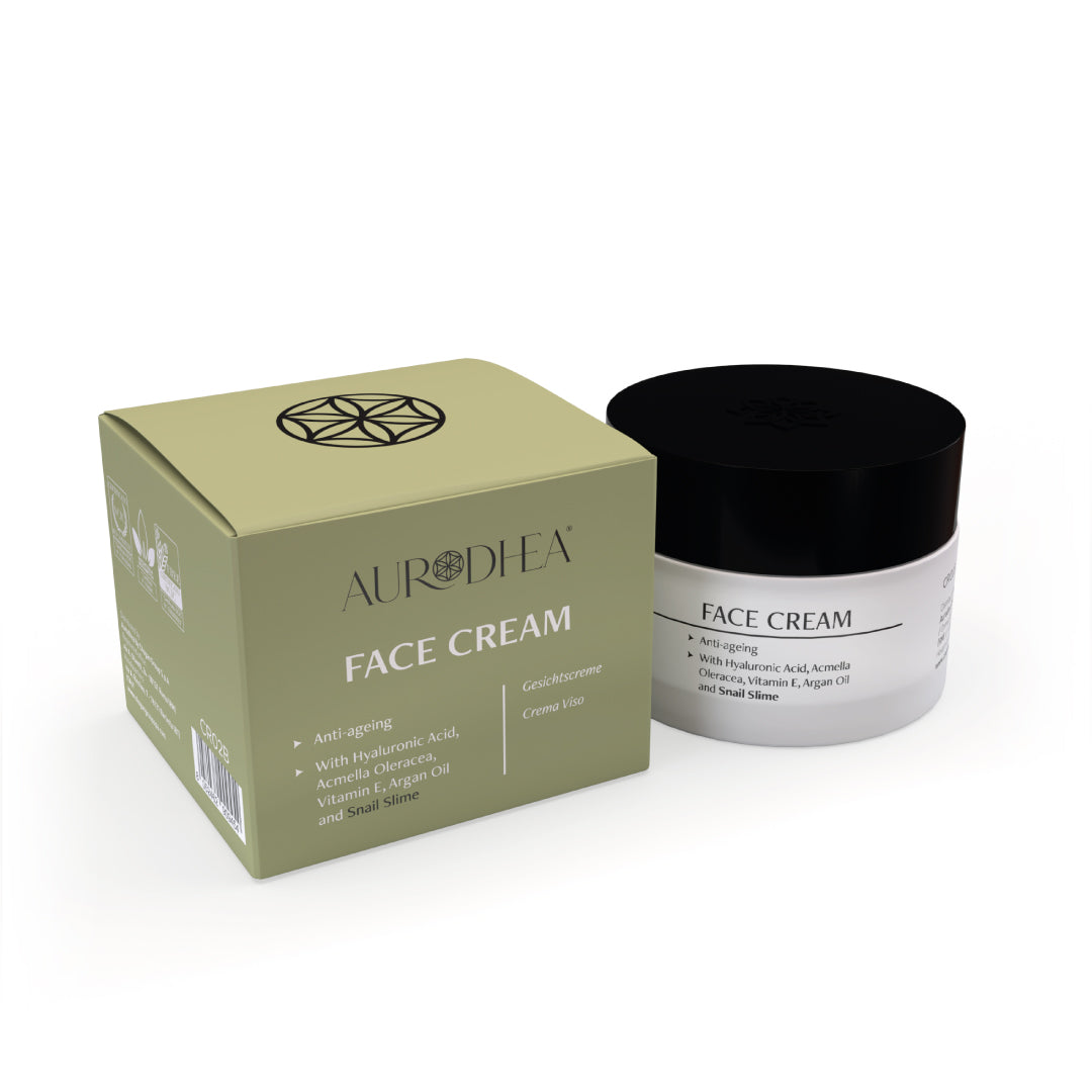 Anti-aging face cream with snail slime